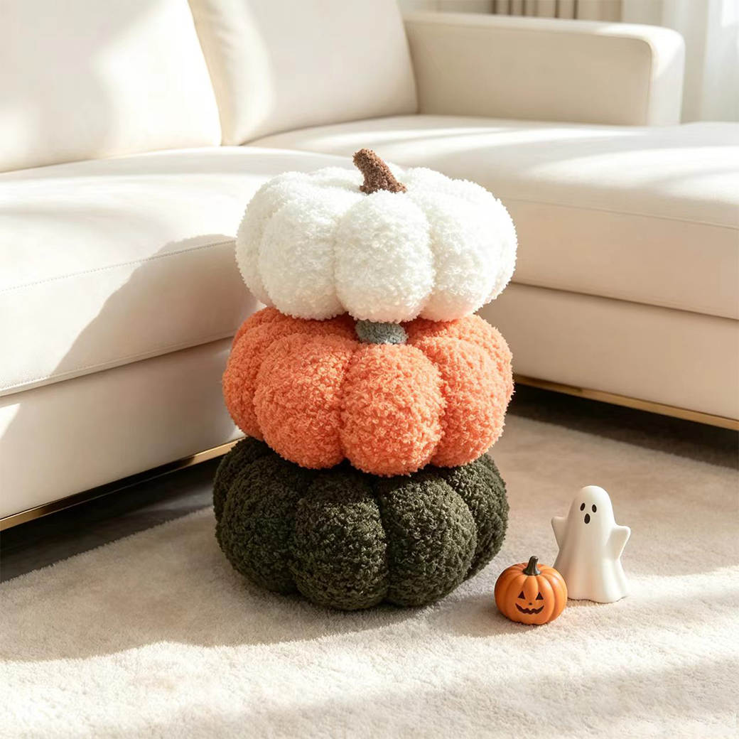 호박쿠션 패브릭 북유럽 쇼파 소파 쿠션 카키, 30cm - 상세 이미지 2