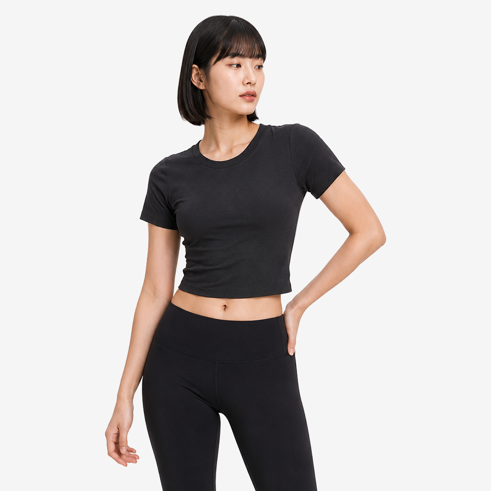 나이키 우먼 젠비 립 드라이 핏 반팔티 HF2773-010 - 상품 이미지