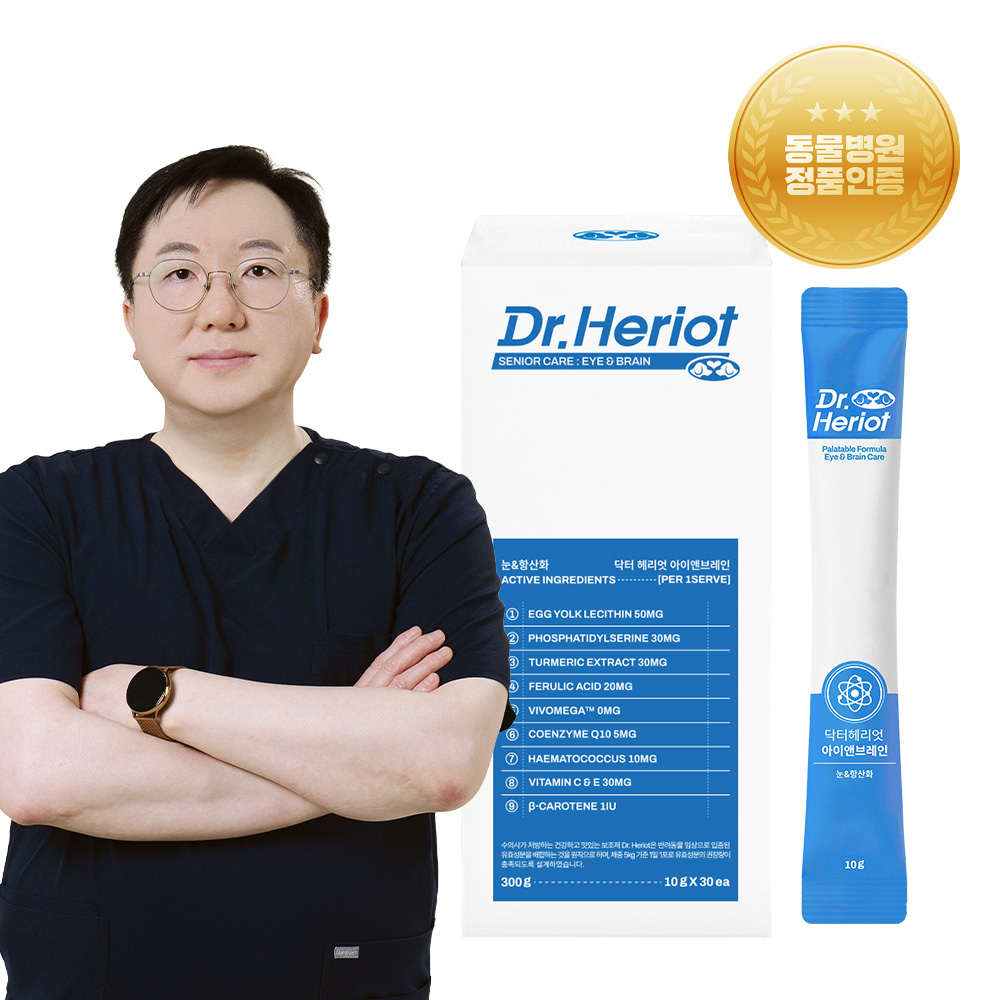닥터헤리엇 아이앤브레인 강아지백내장 노령견눈영양제 고양이항산화 30개입, 1개 - 상품 이미지