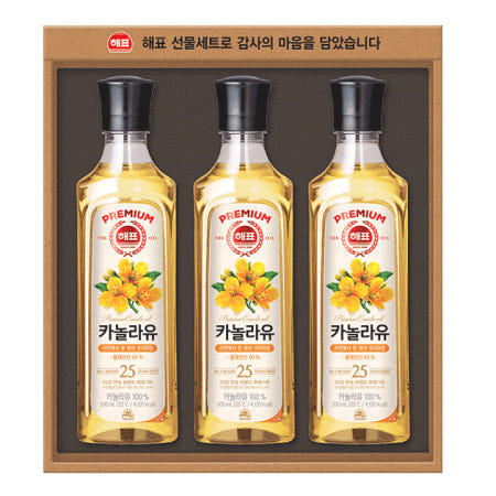 사조해표 고급유 3호 선물세트 1box 5입(쇼핑백 포함)