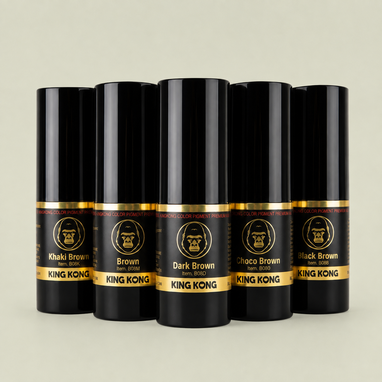 킹콩브로우색소 반영구 브로우 색소 전문샵용 고착색 고발색 15ml - 상품 이미지