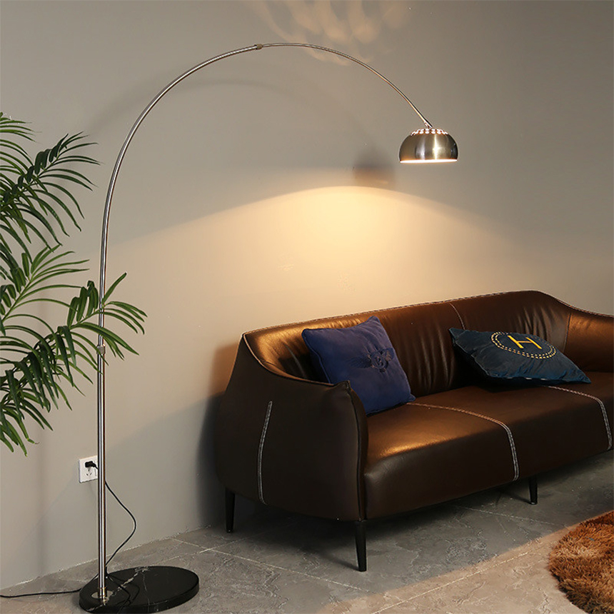 아르코 활 장스탠드 조명 원형 대리석 받침대 플로어 램프 Arco floor lamp S 이미지 7