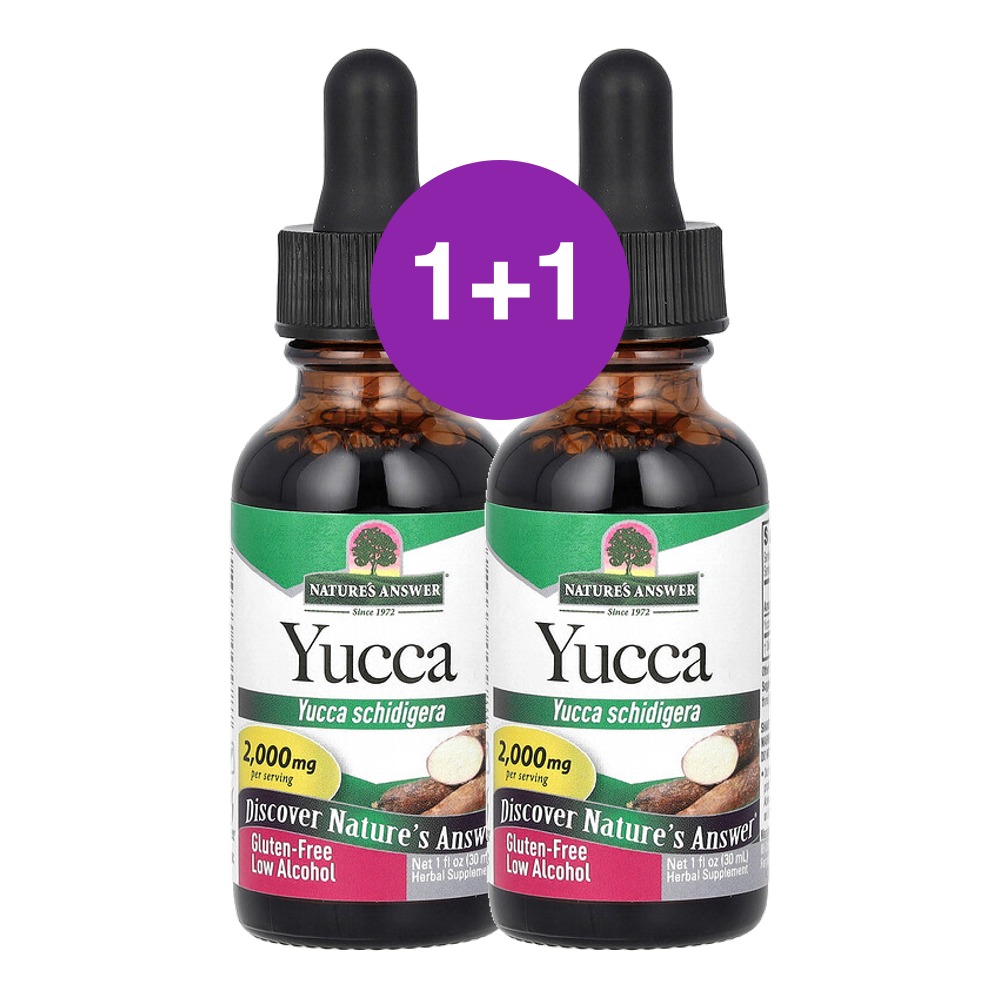네이쳐스앤서 유카 알코올 추출물 2000mg 30ml, 2개 - 상품 이미지