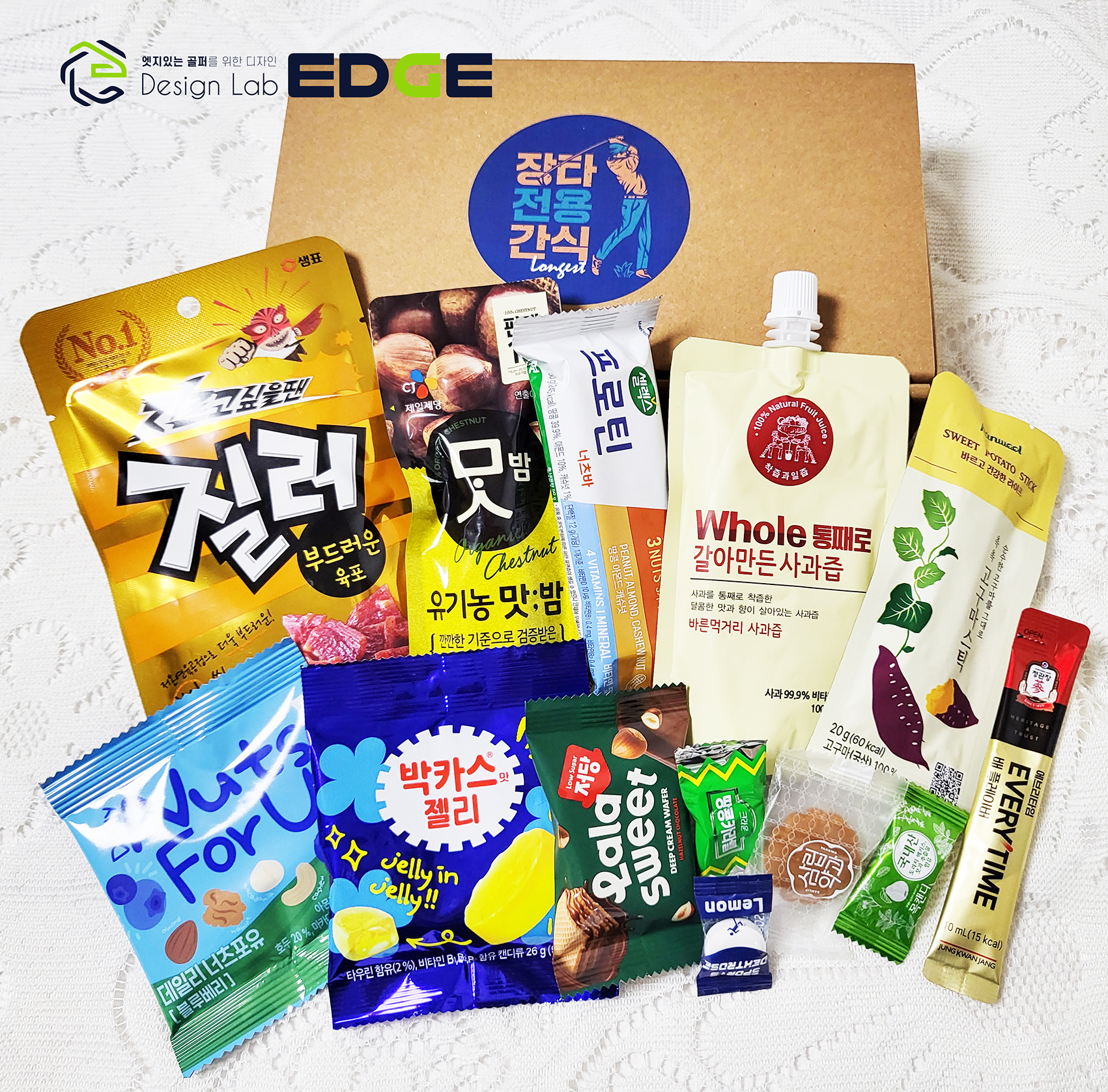 [159패키지] 골프 라운딩 간식 정관장 육포 프리미엄 주전부리 A01골린이전용간식(여) - 상품 이미지