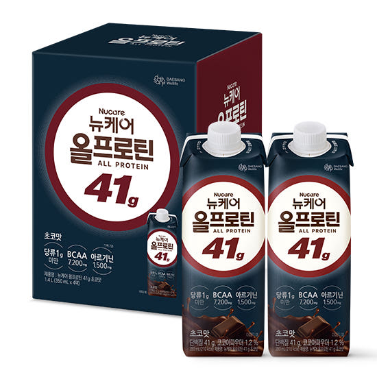 뉴케어 올프로틴 초코맛 350mL 4팩 단백질음료 가격 비교 대상웰라이프 본사쇼핑몰 뉴케어 올프로틴 초코맛 350mL 4팩 단백질음료