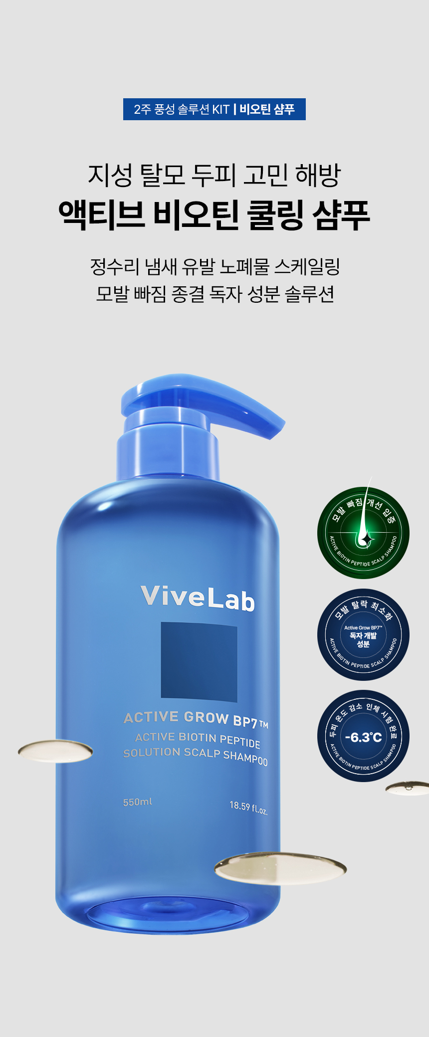 VIVELAB Anti Hair Loss Scalp Shampoo Travel Size 100ml - description 11