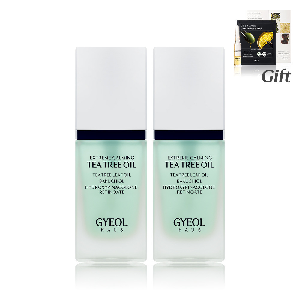 【GIFT/2개】 결 하우스 익스트림 카밍 티트리 오일 30ml, 2개 - 상품 이미지