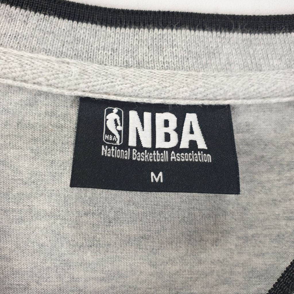 NBA 라이트 그레이 남자 M 반팔티 O1652 - 상세 이미지 4