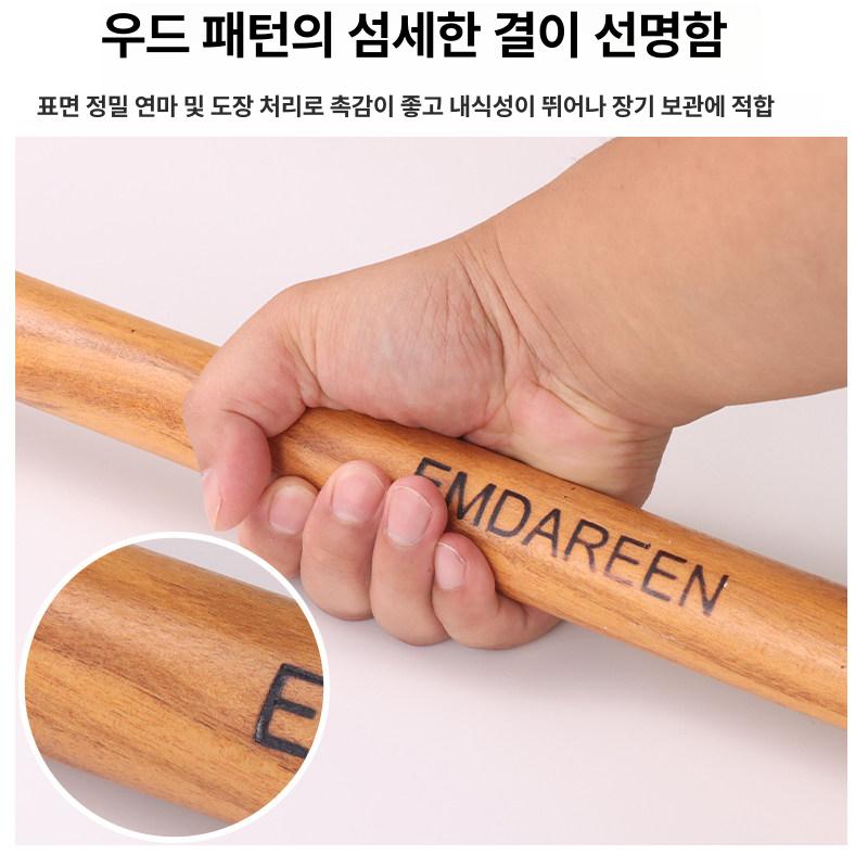 농기구 목재 손잡이 다용도 원목자루 삽 괭이 갈퀴 교체용 공구봉 전용 낫 28cm 나무 손잡이 - 상세 이미지 2
