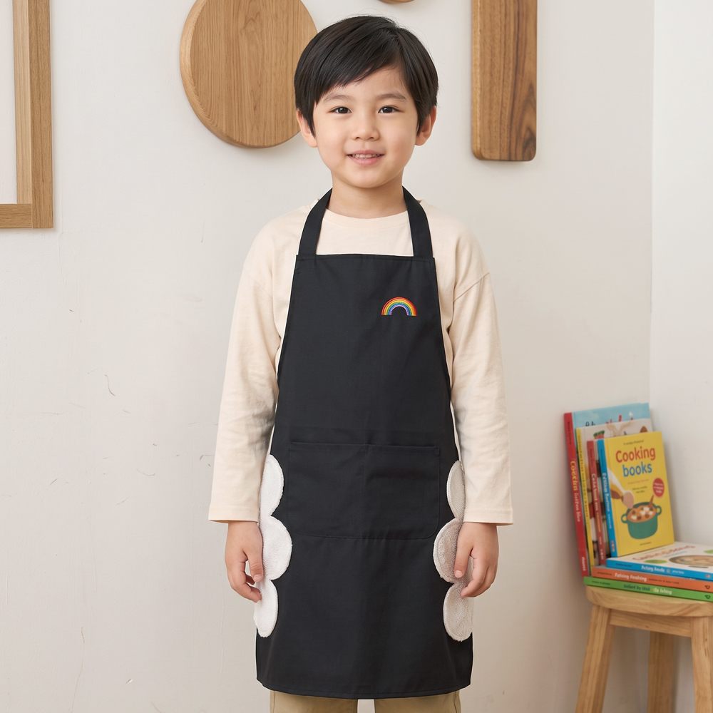 아동 앞치마 어린이 미술 주니어 요리 아이 포켓 여아 남아 초등 학생 여자 남자 놀이 방수 - 상세 이미지 3