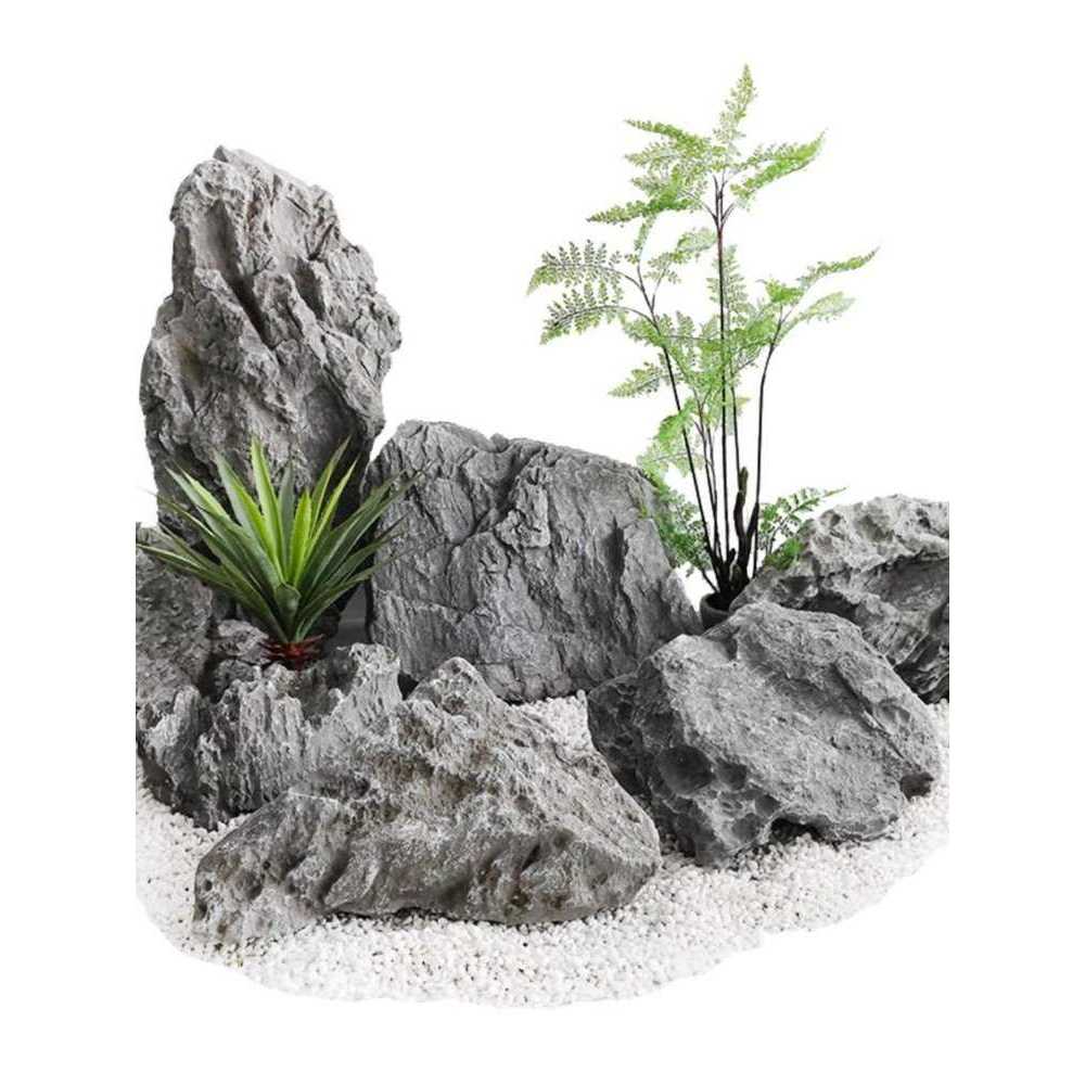 인조 조경석 경계석 정원석 장식 경관 야외 모형 스톤 연못돌 - 상품 이미지