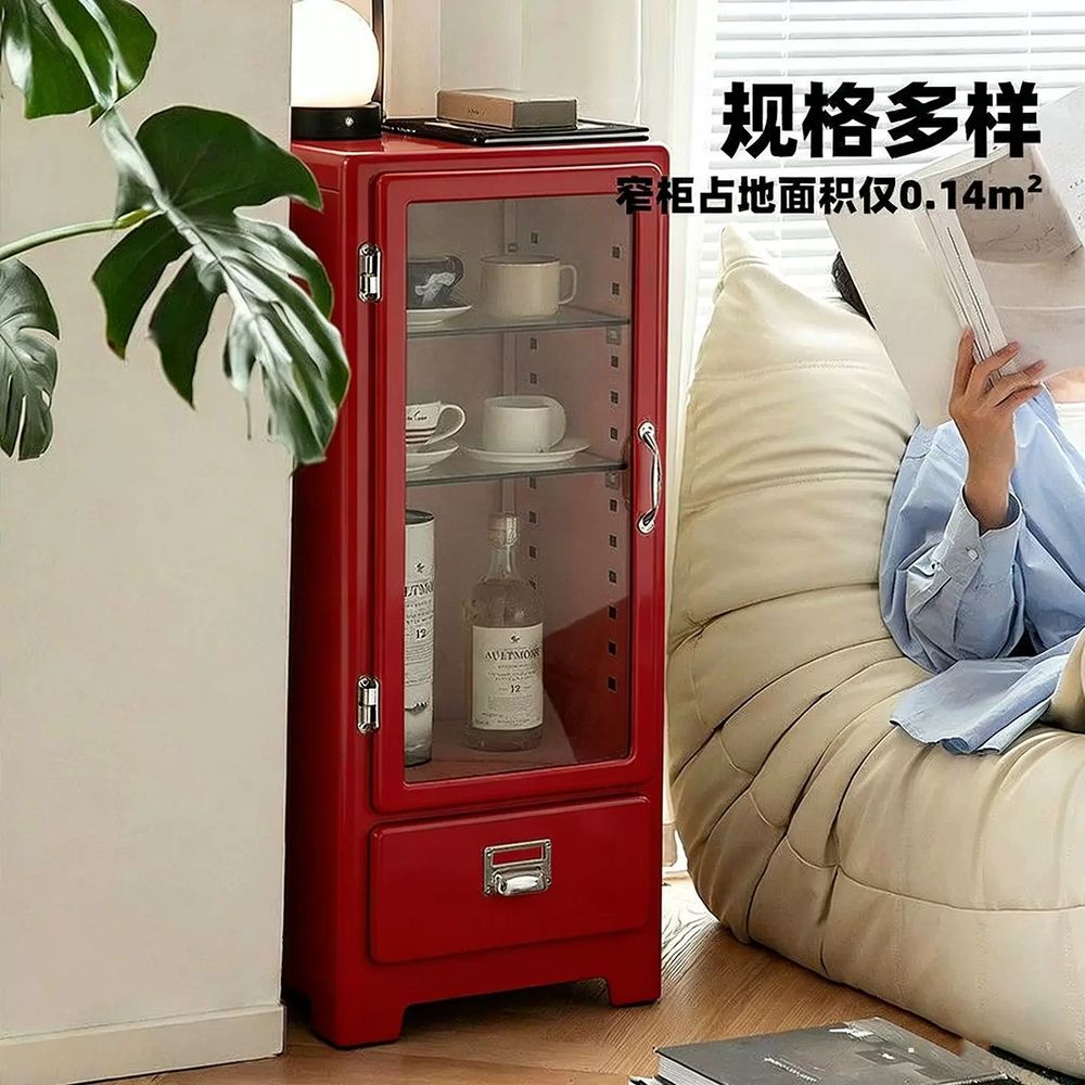 레트로 엔틱수납장 철제 캐비넷수납장 가정용 기본형 - 상세 이미지 3