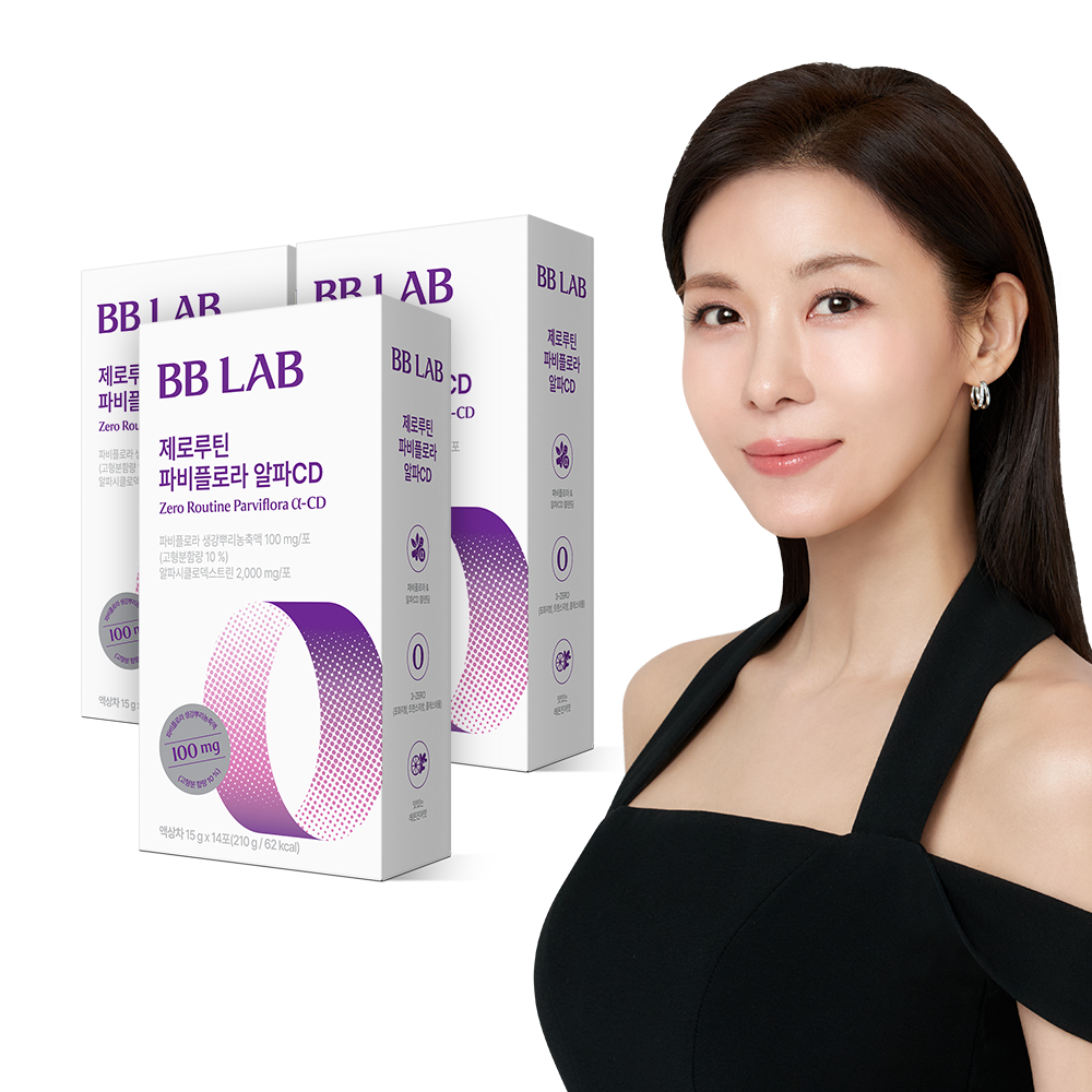 비비랩 제로루틴 파비플로라 알파CD 알파시클로덱스트린 흑생강 14포, 3개 - 상품 이미지