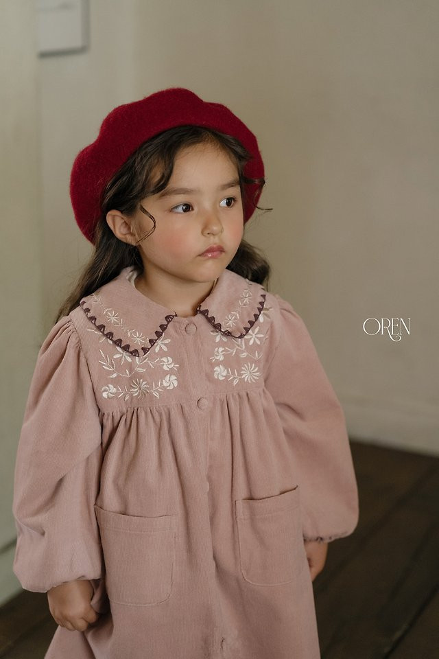 오렌 26가을 카밀 코듀로이 원피스 유아 키즈 아동 여아 유아동 가을옷 - 상세 이미지 4