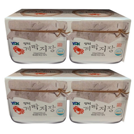 영덕 국내산 붉은 대게 게딱지장 200g x 4개