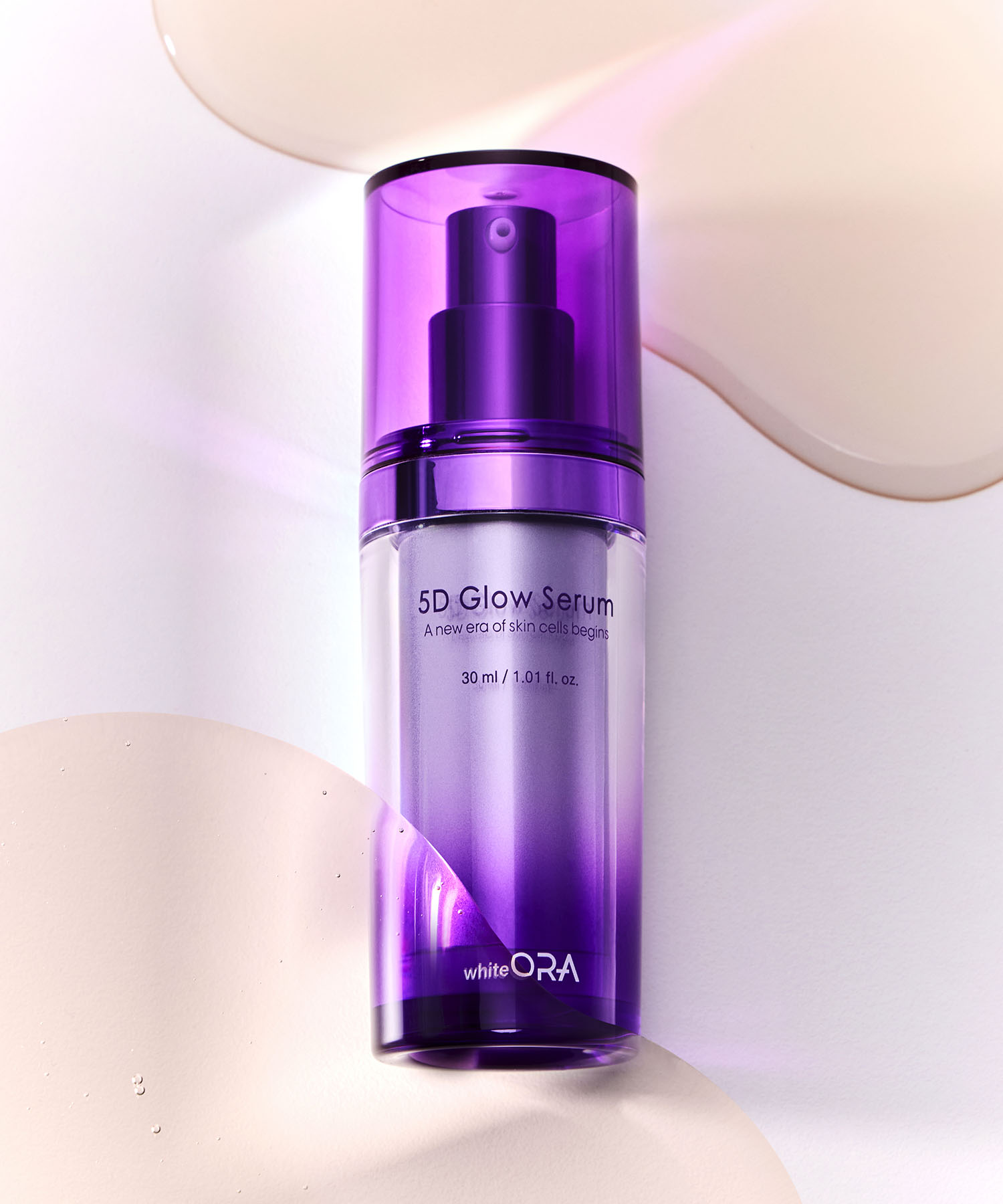 [화이테오라] 멜라 5D 나이아신아마이드 미백 광채 보라 세럼 30ml+쇼핑백 - 상품 이미지