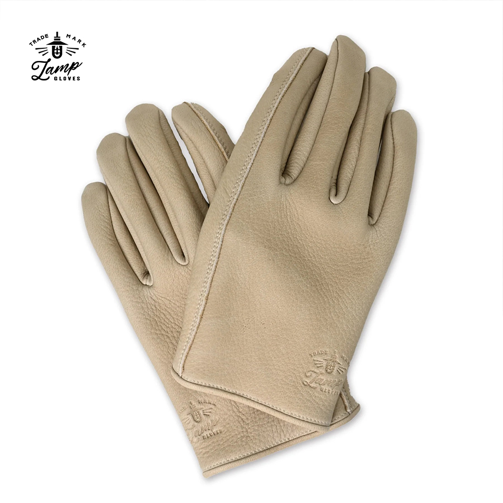 Lamp Gloves 램프 글러브 미드 그레이지 사슴가죽 일본 프리미엄 수제 범용 장갑 - 상품 이미지