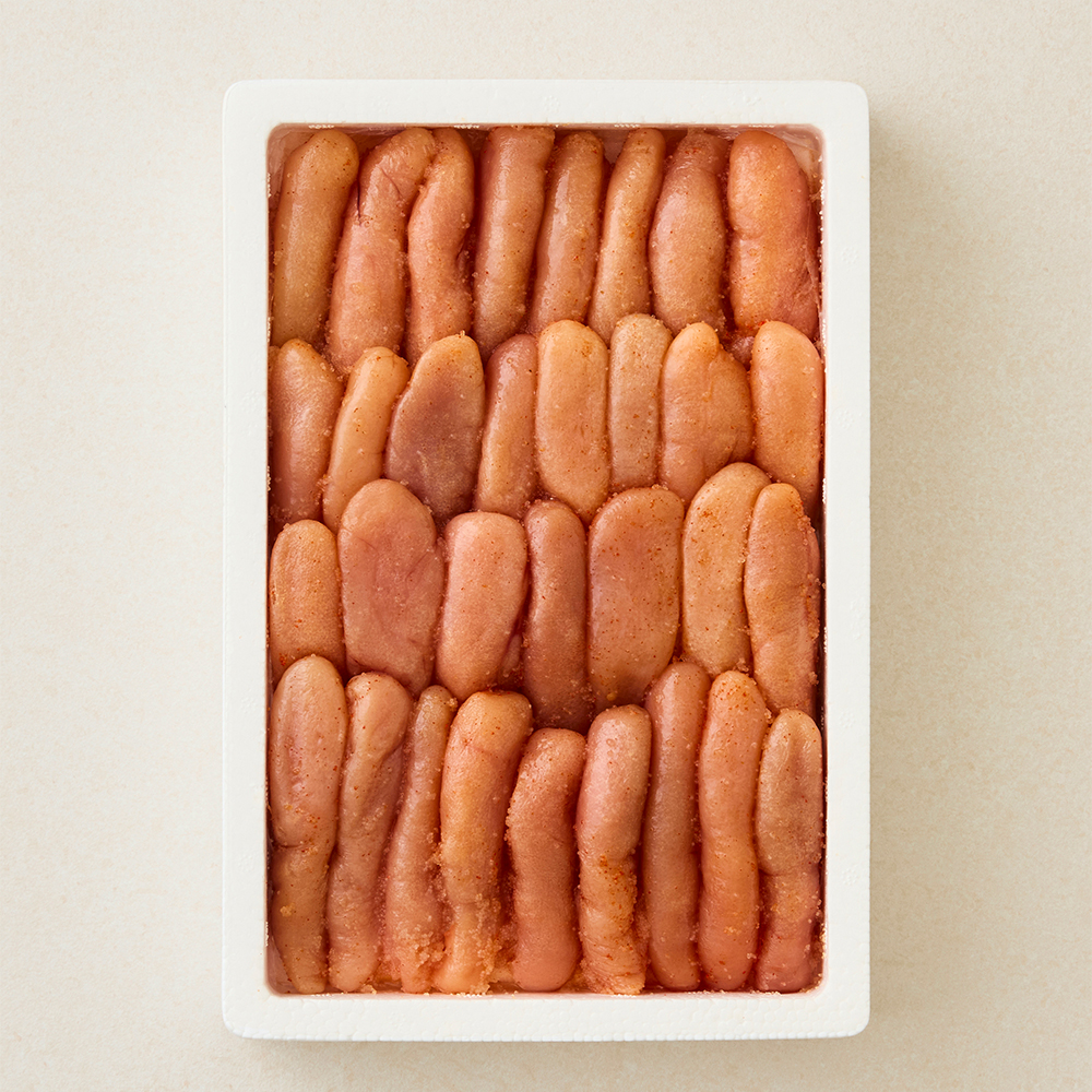 덕화명란 대용량 온명란 S 1kg (업소용 벌크 저염 무색소 무보존료 무발색제 요리용 실속 프리미엄) - 메인 이미지