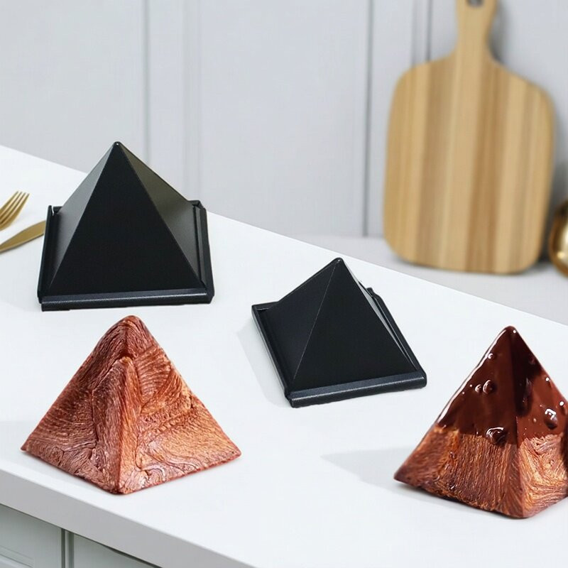 삼각형 빵틀 식빵 피라미드 중형 논스틱 초콜릿 몰드 10.8x9.5cm - 상품 이미지