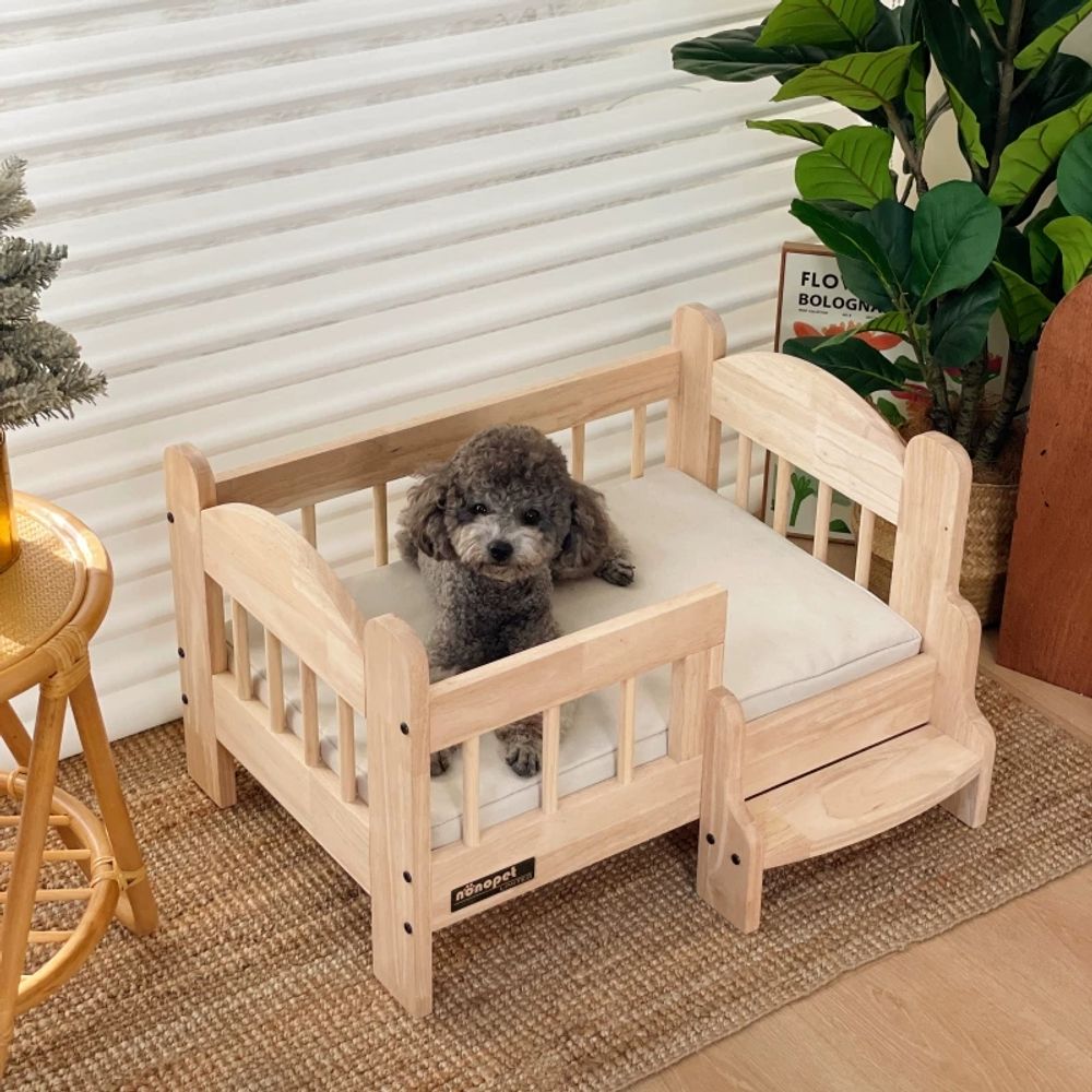 강아지높은침대 고양이원목침대 기본형 - 상세 이미지 2