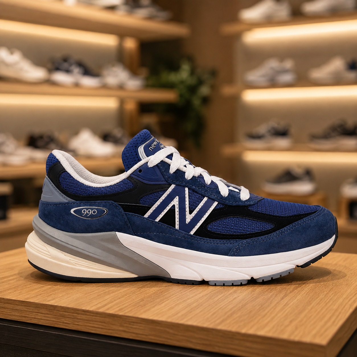뉴발란스 990v6 Made in USA 스웨이드 스니커즈 U990IA6 잉크블랙, 300