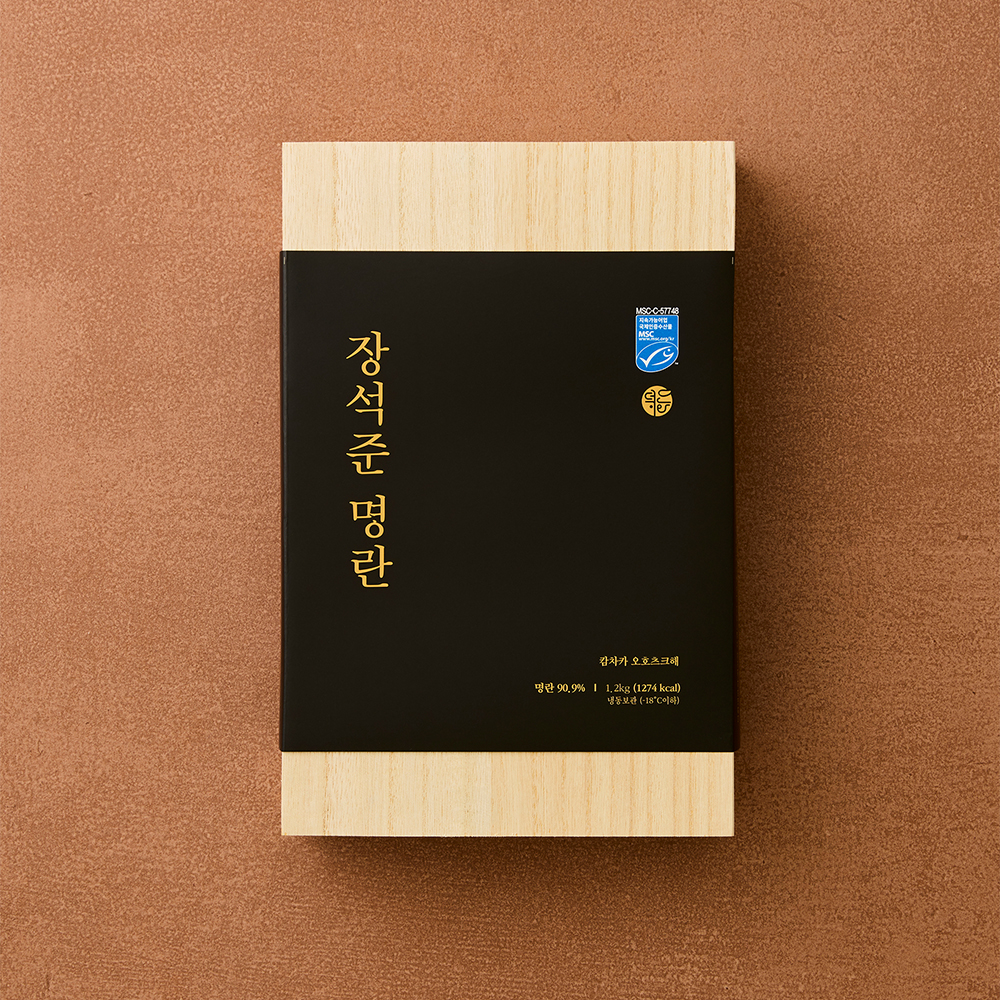 덕화명란 장석준 선물세트 1200 R (대한민국 명장 프리미엄 선물 저염 무색소 무보존료 무발색제) - 메인 이미지