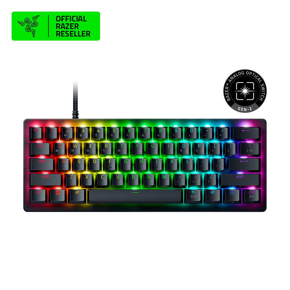 레이저코리아 Huntsman V3 Pro Mini 게이밍 키보드 KR - 상품 이미지