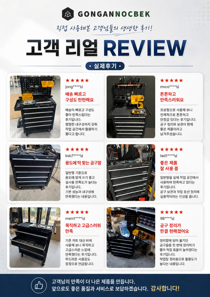 이동식 공구함 카트 다용도 공구 정리대 다이 캐리어 일반형 판매처 상세 정보 이미지 1