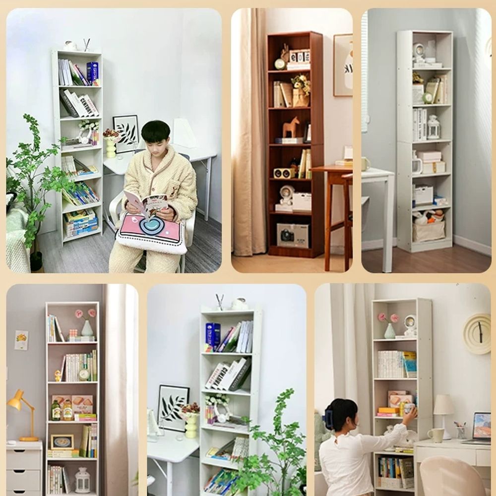 수납장 틈새책장 폭좁은책장 기본형 - 상세 이미지 3