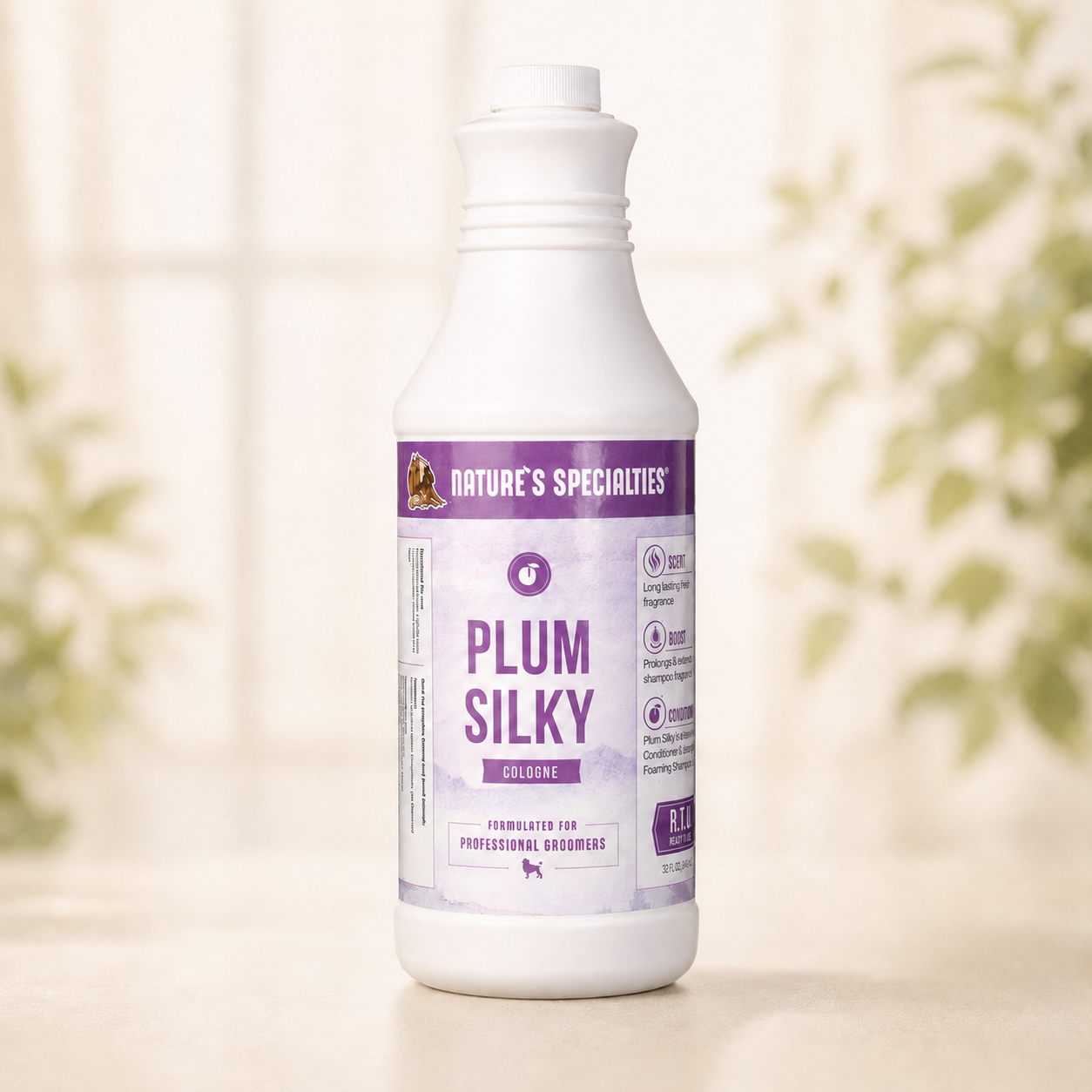 협성로하스 강아지 고양이 목욕 펫샴푸 린스 후후코롱플럼, 946ml, 1개 - 상품 이미지