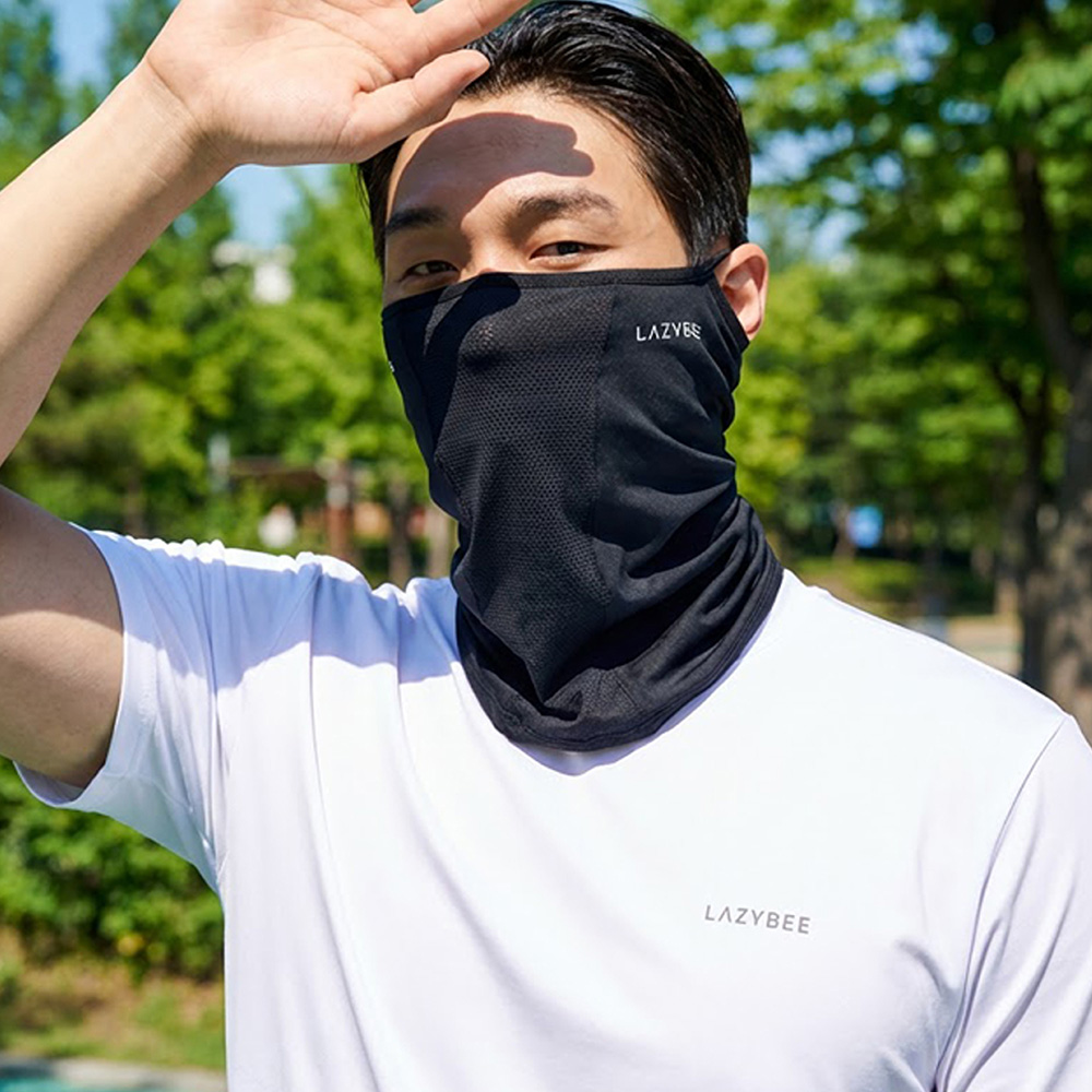 아이스쿨링 자외선차단 마스크 얼굴 햇빛 가리개 등산 러닝 자전거 마스크 (2컬러) 이미지 8