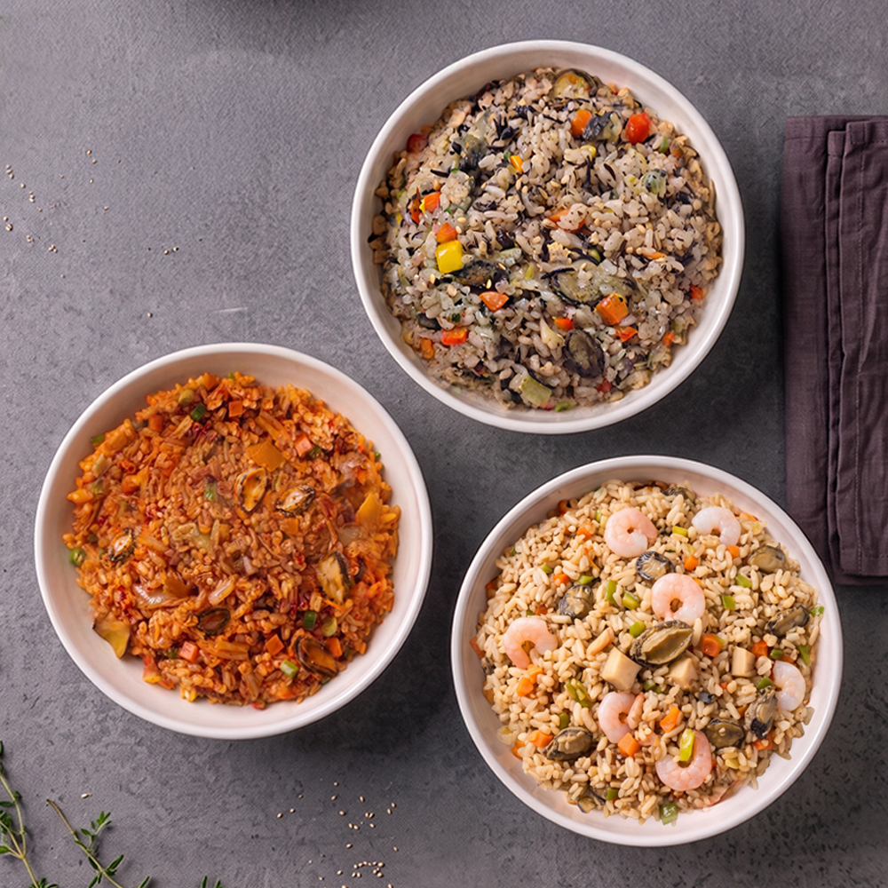 전복 냉동볶음밥 해물볶음밥 김치 톳 250g 4팩 - 상세 이미지 4