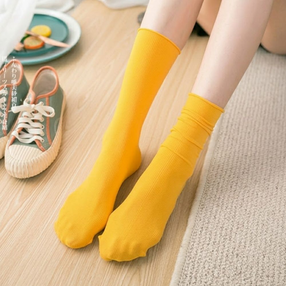 돌돌이양말 무압박양말 노디자인 발목조이지않는 5켤레 이미지 6