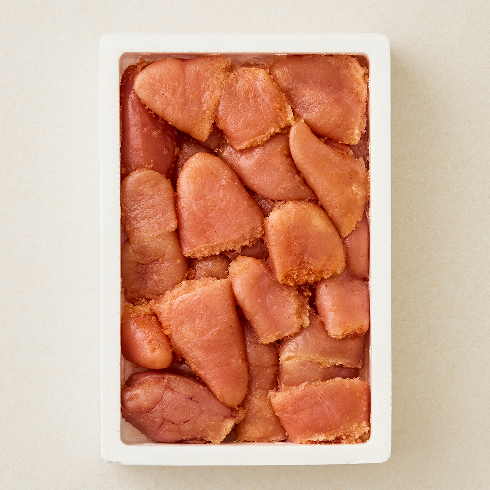 덕화명란 대용량 자른명란 1kg (업소용 벌크 저염 무색소 무발색제 장석준 명란 요리용)