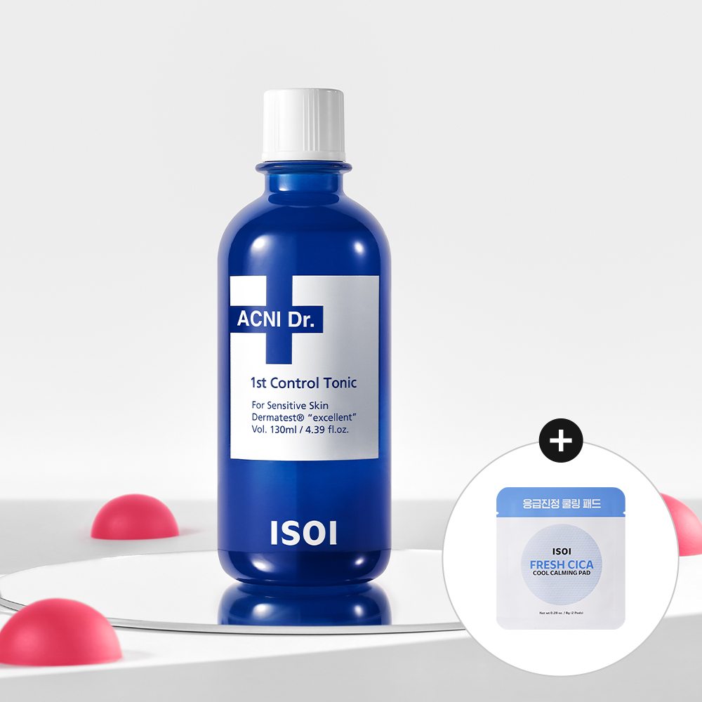 [아이소이] 아크니 닥터 퍼스트 컨트롤 토닉(응급토닉) 130ml, 1개 - 상품 이미지