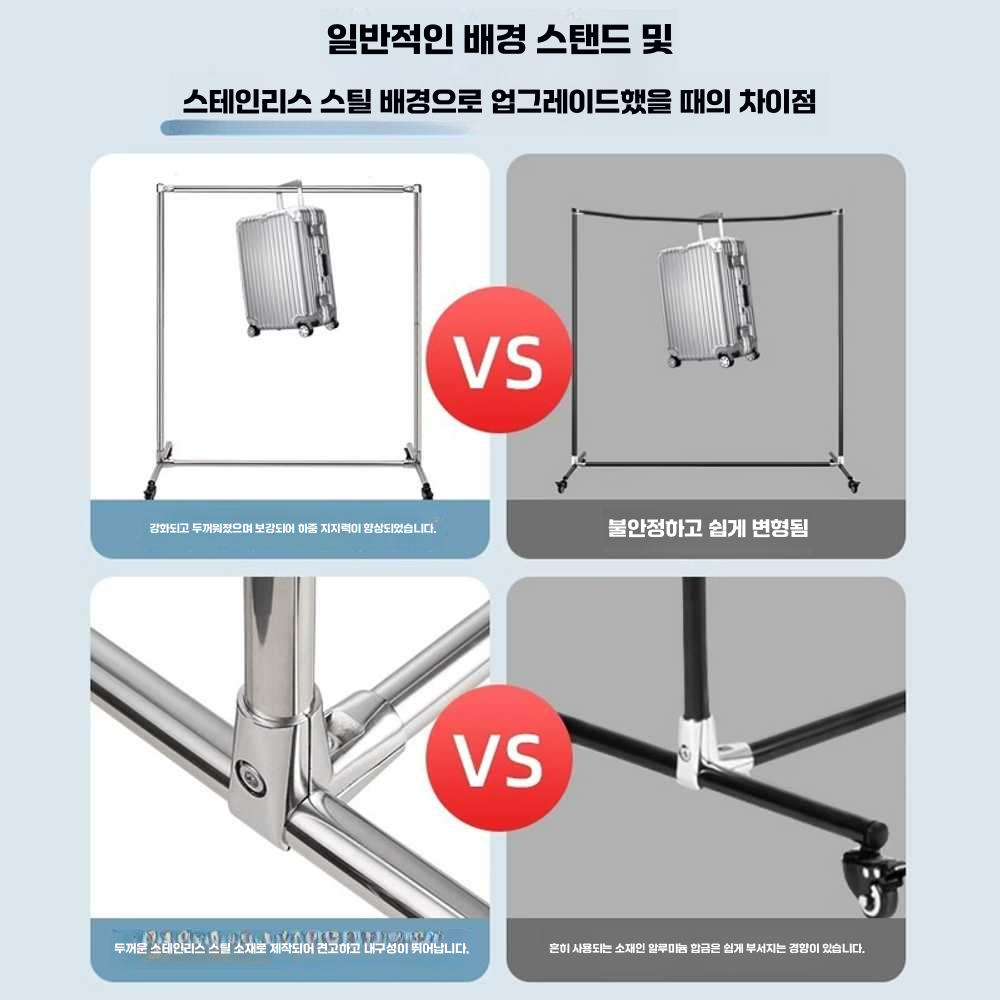 배경지 스탠드 지지대 접이식 누끼 보드 브라켓 포토 1.5x2m스탠드 - 상세 이미지 4