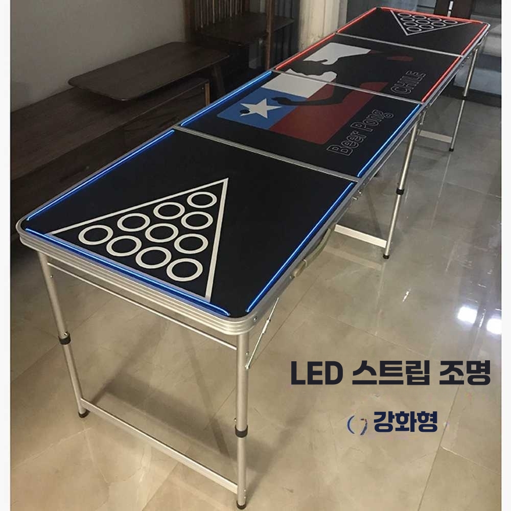 비어퐁테이블 벌칙주 탁자 술게임 파티 호프 맥주 펍 (A형) 테이블 - 상세 이미지 5