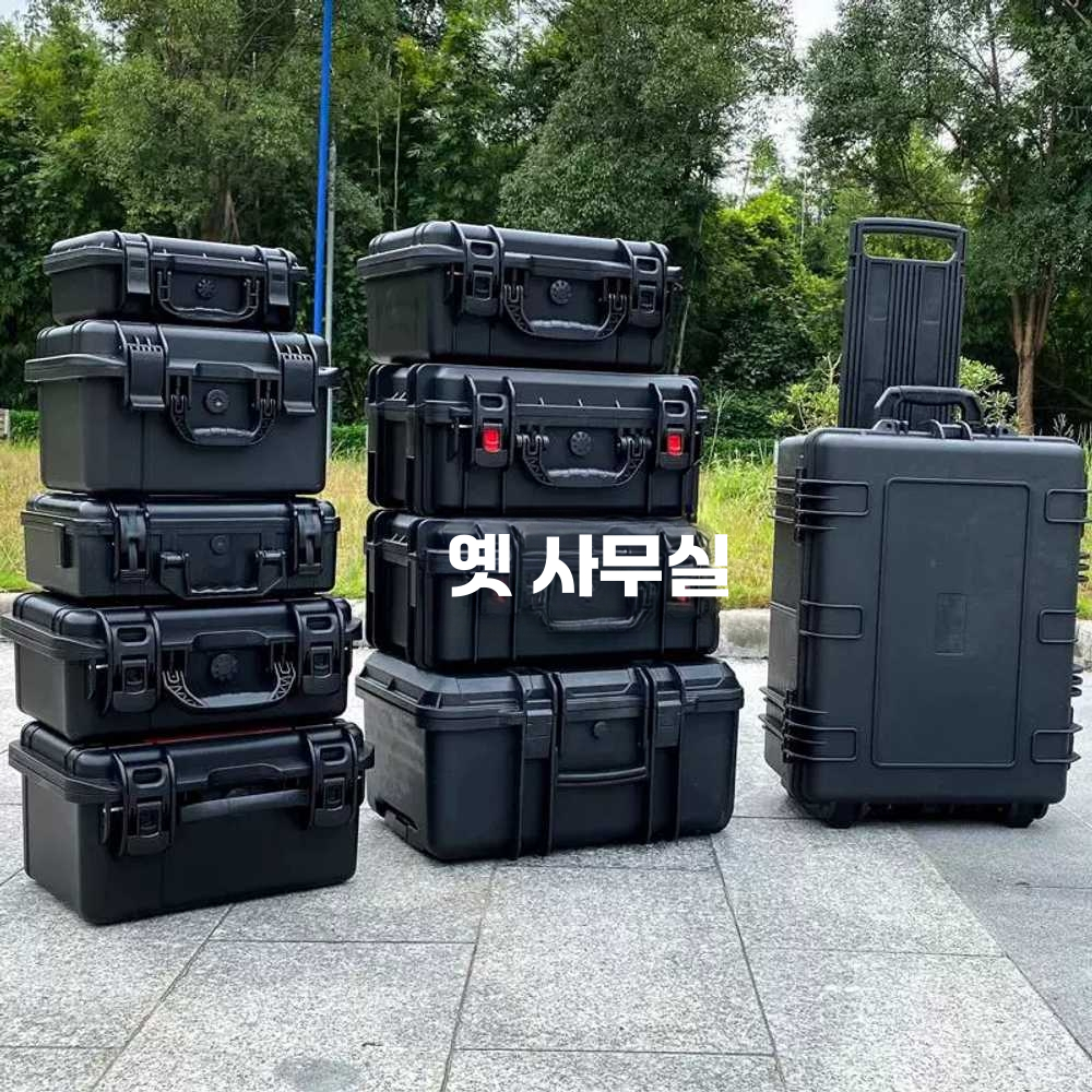 음향 장비 케이스 디제잉 촬영 증폭기 행사 스피커 (3828)블랙+보호스펀지 - 상세 이미지 2