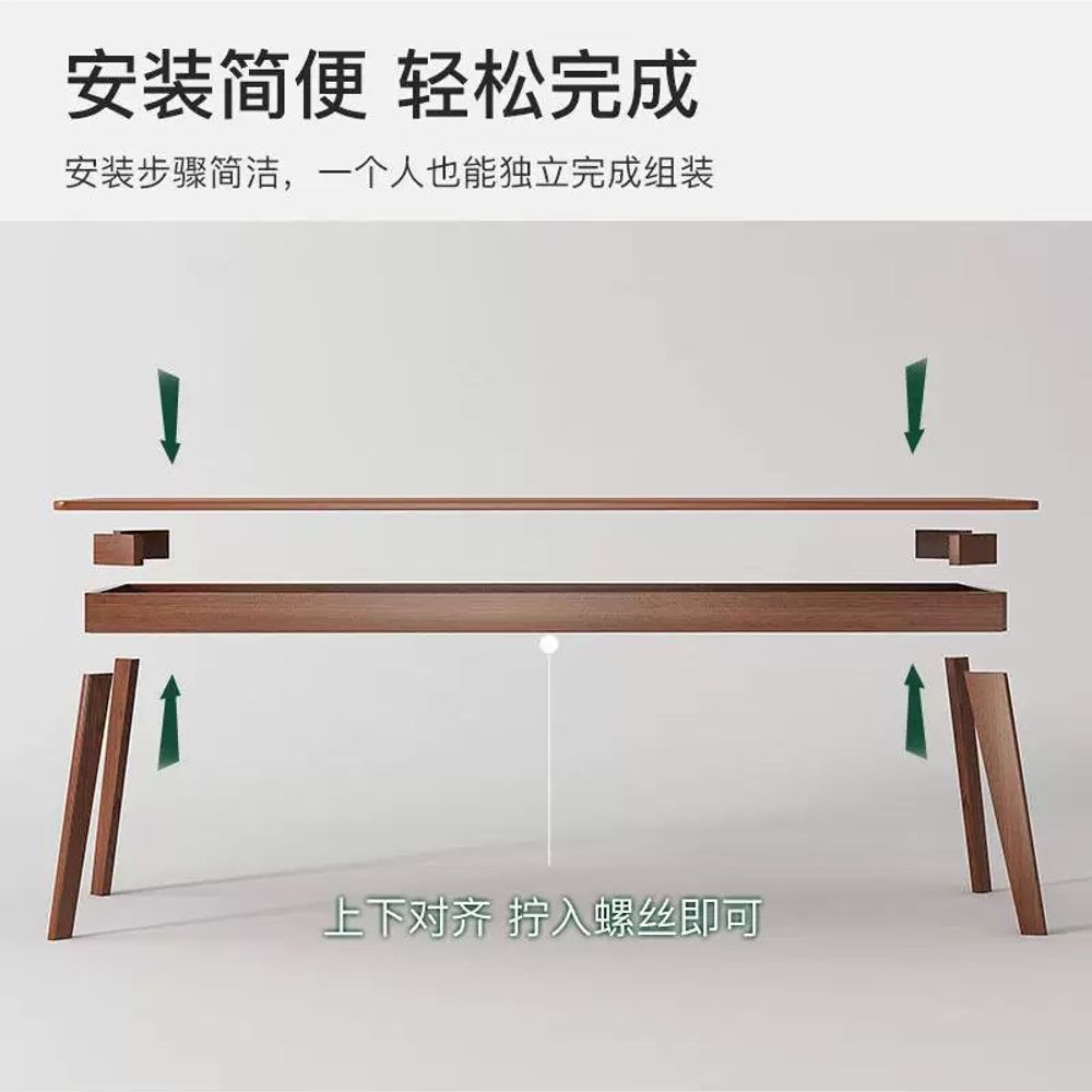 원목 폭좁은책상 다리 좁고긴테이블 기본형 - 상세 이미지 5