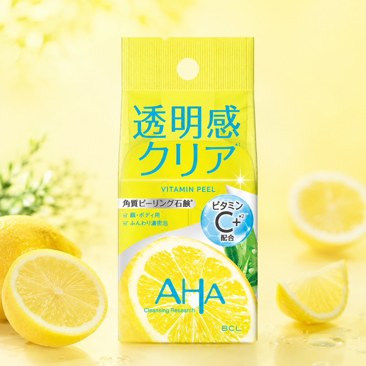 일본 클렌징리서치 AHA 비타민 필링 각질 케어 비누 100g - 상품 이미지
