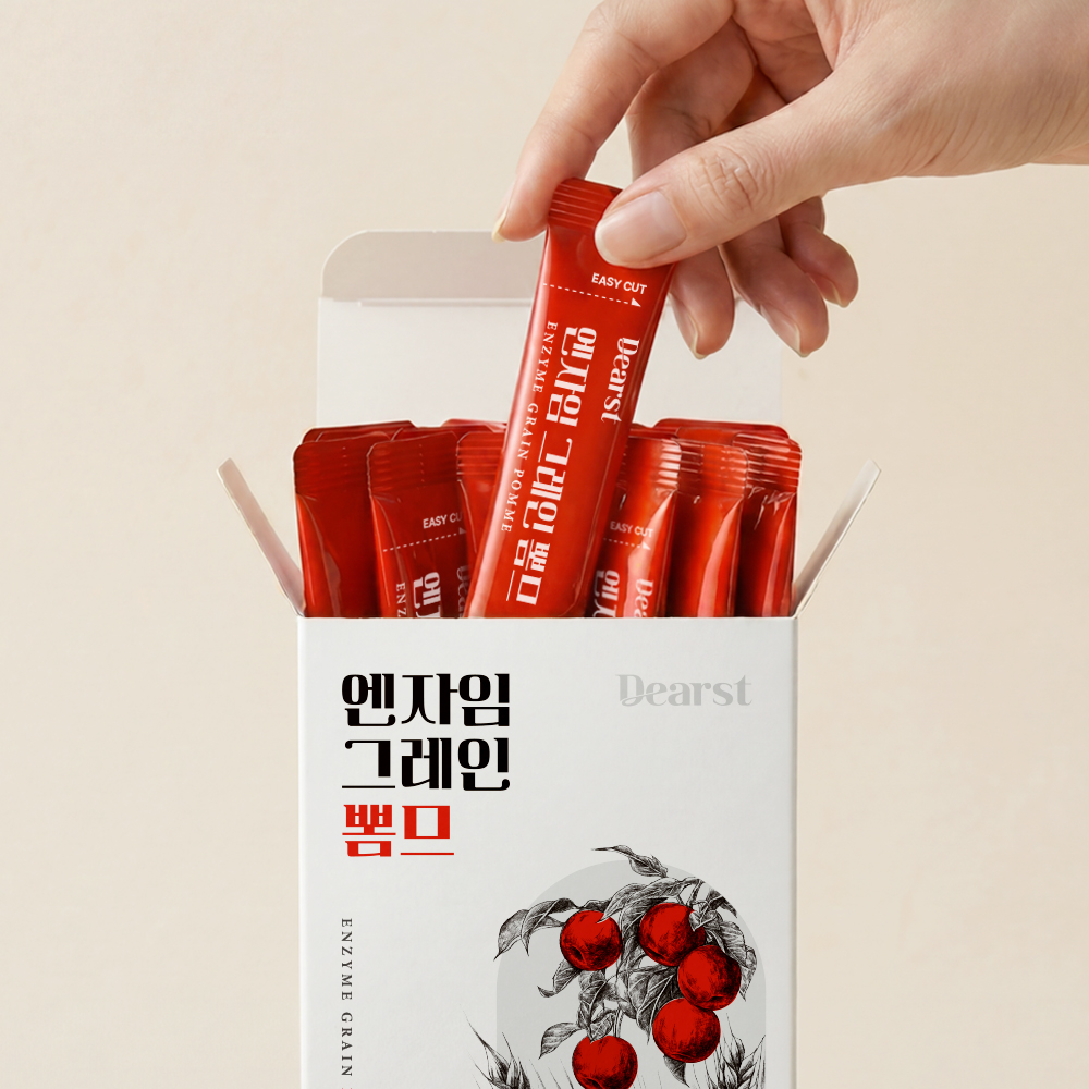 편안한 사과 효소 엔자임그레인뽐므 30포 x 2개 (총60포) 간식 카무트 파로 - 상세 이미지 3
