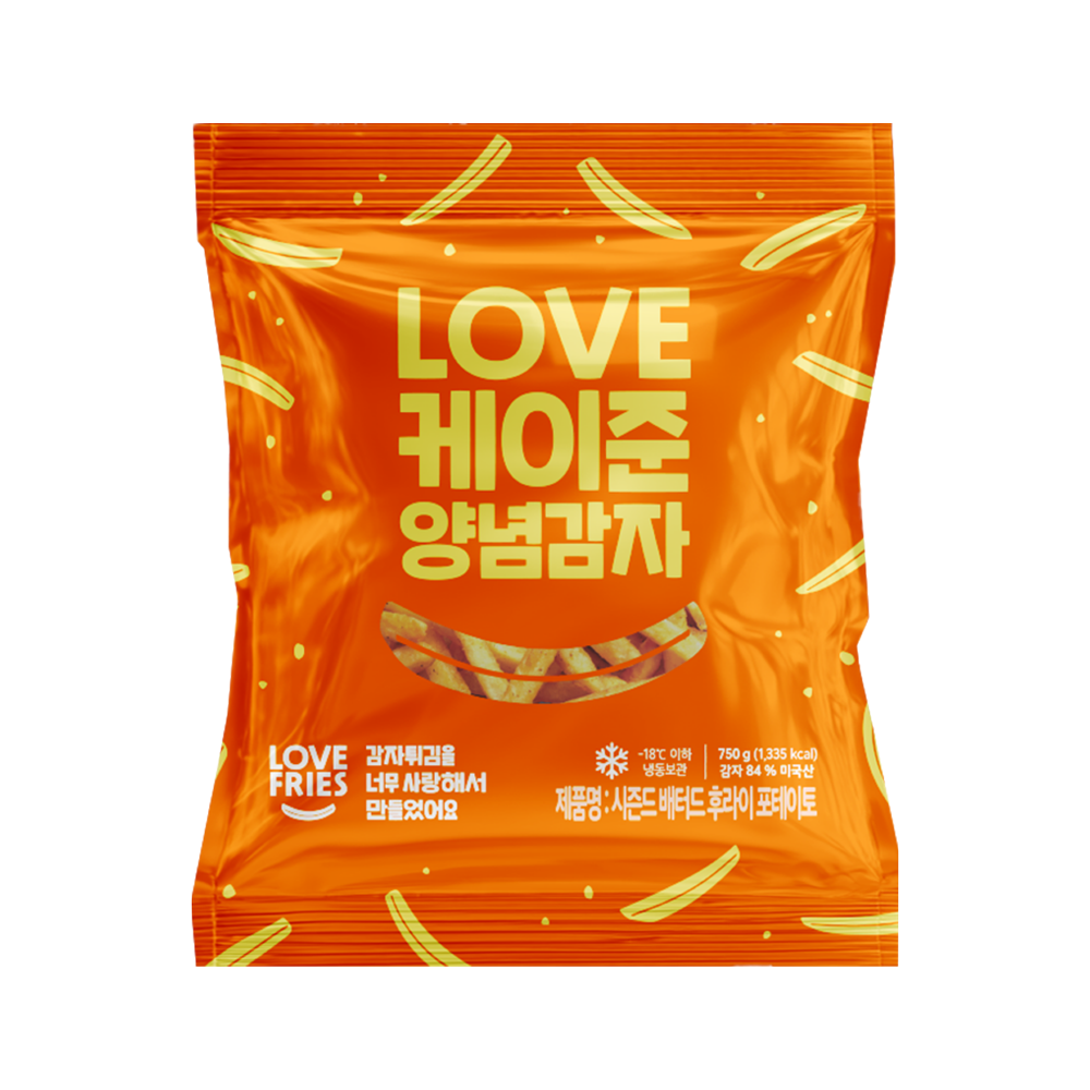러브프라이즈 케이준 감자튀김 750g 냉동감자 - 상품 이미지