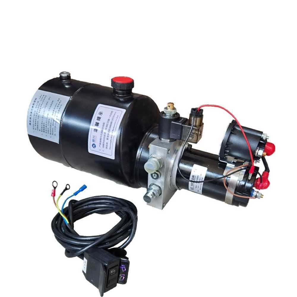 가압펌프 유닛 고압 전원 장치 프레스 펌핑 산업용 12V/0.8KW 단방향 단방향 6L - 상품 이미지