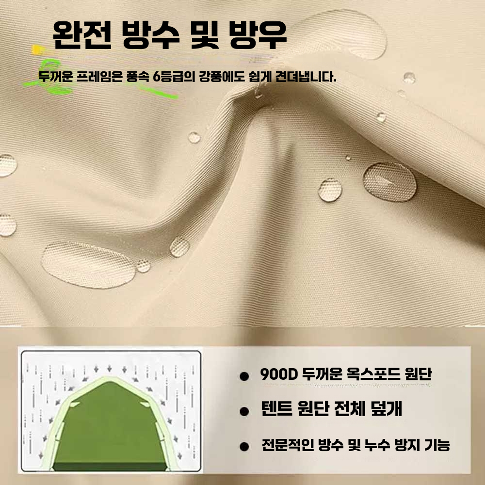 삼각 방갈로 캠핑장 주택 모듈러 조립식 움막 카페 강철구조 2.5X2.5m 베이지 - 상세 이미지 3