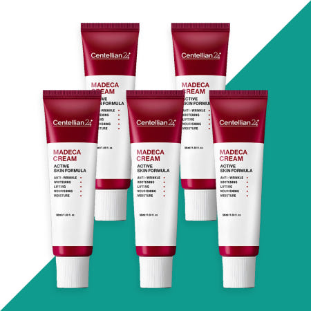 센텔리안24 동국제약 마데카 크림 액티브 스킨 포뮬러 주름개선 보습 50ml, 5개