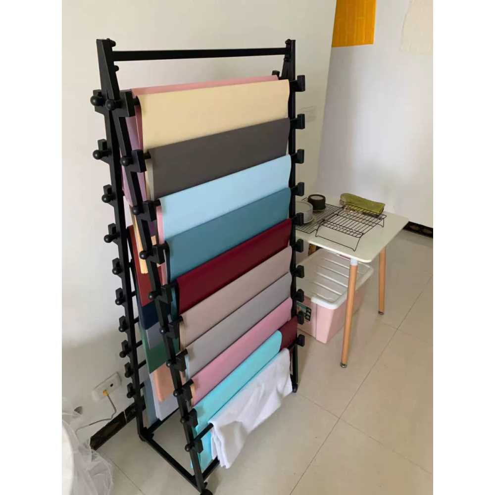 롤거치대 포장지 시트지 벽지 디스플레이 걸이대 행거 (단면) 70x40x120cm - 상세 이미지 5