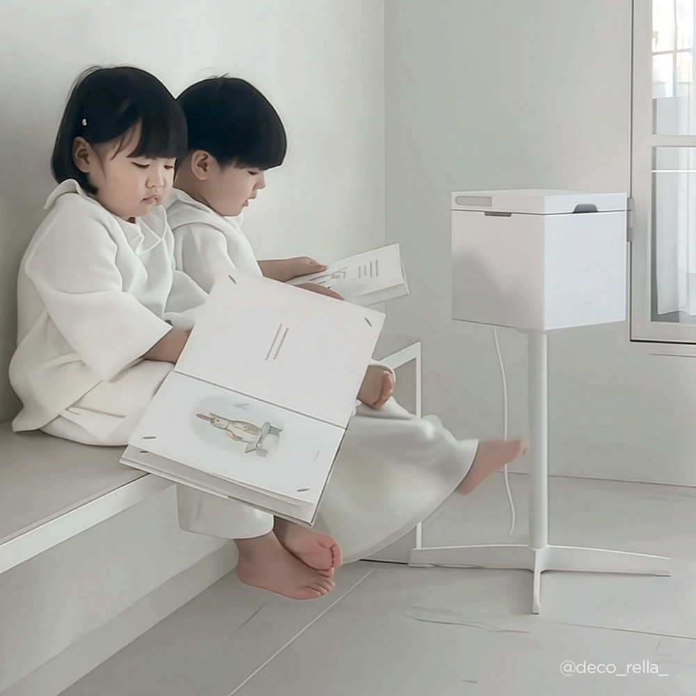 케어팟 안전한 저온가열 자동살균 대용량 신생아 아기 스텐 큐브 가습기 X50V 상품 이미지