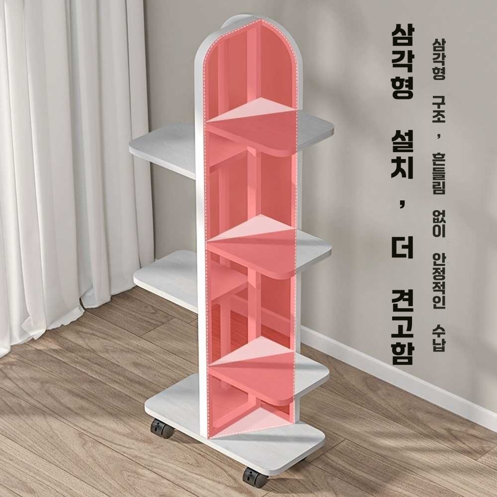 화분정리대 이동식 스탠드 베란다 거치대 받침대 선반 4단화이트프레임+화이트보드 - 상세 이미지 3