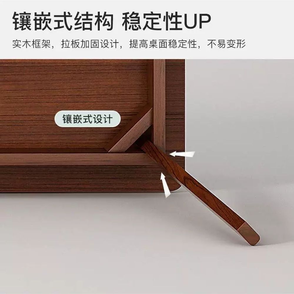 원목 폭좁은책상 다리 좁고긴테이블 기본형 - 상세 이미지 4