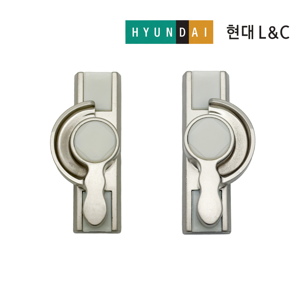 한화 현대 엘앤씨 크리센트 구형 샤시 잠금장치 소형 좌 베란다 잠금 창문 걸쇠 걸림쇠부품 - 상품 이미지